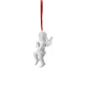 Angel with Bell Hanging Decoration 7.6cm - 2