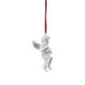 Angel with Bell Hanging Decoration 7.6cm - 4