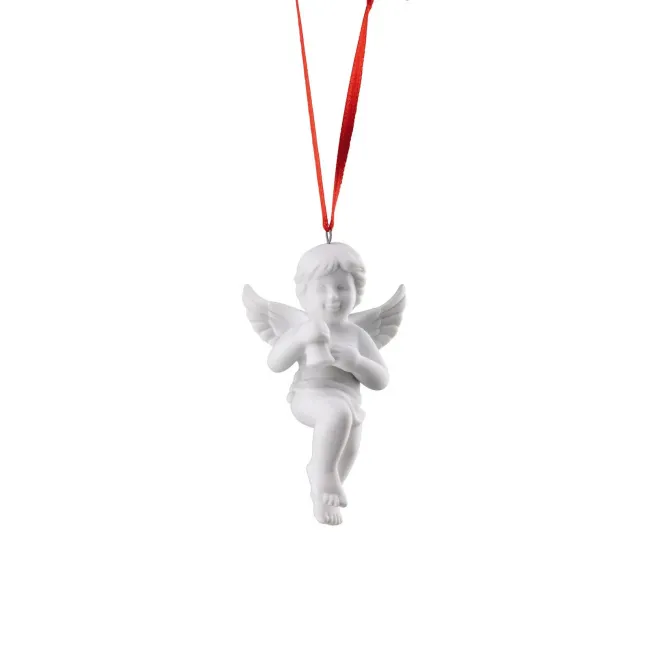 Angel with Bell Hanging Decoration 7.6cm - 1