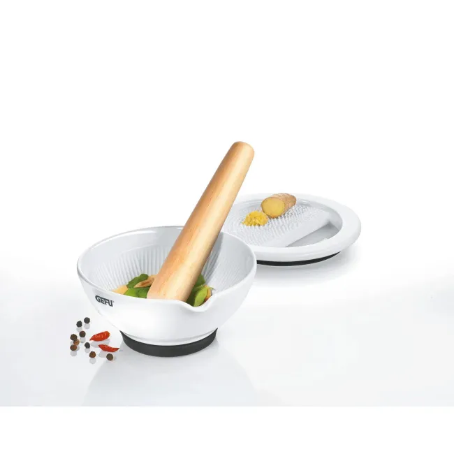Moździerz Suri z tarką ceramiczny - 1