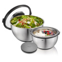 Set of 2 Muovo bowls with lids - 1