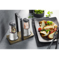 X-Plosion S salt and pepper mill set in silver - 2