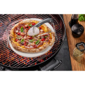 Darioso Pizza Stone set with stand + knife - 2