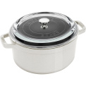 Garnek żeliwny La Cocotte 24cm 3,8l truflowy
