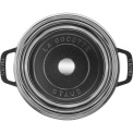 La Cocotte Cast Iron Pot 3.8l 24cm Black - 6