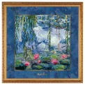 Painting Water Lilies 68x68cm Claude Monet - 1