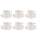 Set of 6 Villadeifiori 85ml Espresso Cups with Saucers - 3