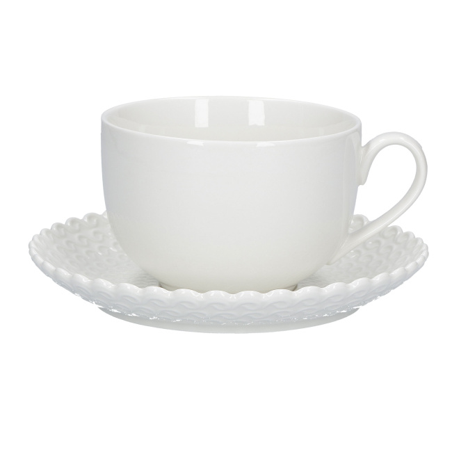 Momenti Breakfast Cup with Saucer 450ml