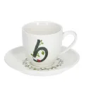 Filiżanka ze spodkiem Solotua 90ml do espresso literka B