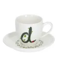 Filiżanka ze spodkiem Solotua 90ml do espresso literka D