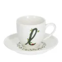 Filiżanka ze spodkiem Solotua 90ml do espresso literka L