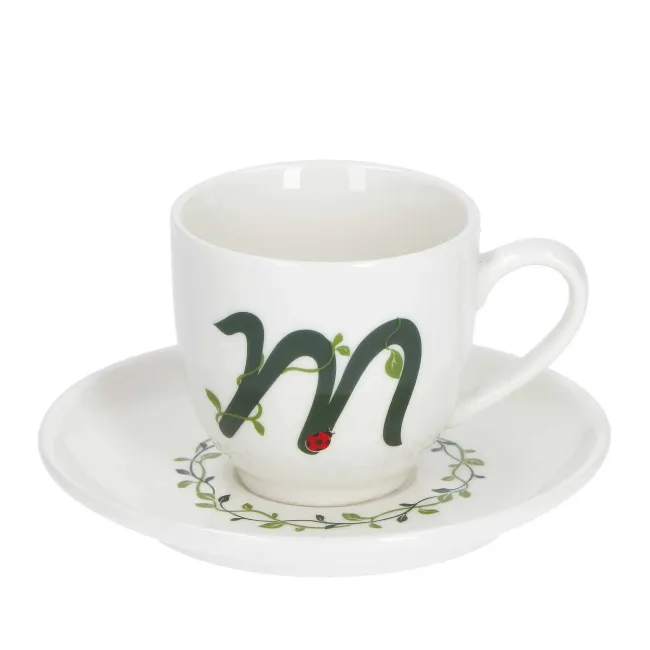 Filiżanka ze spodkiem Solotua 90ml do espresso literka M