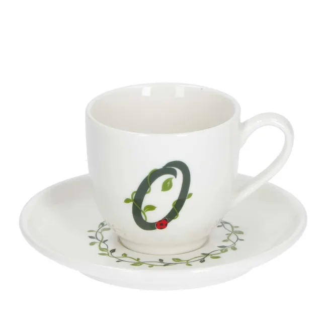 Filiżanka ze spodkiem Solotua 90ml do espresso literka O