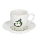 Filiżanka ze spodkiem Solotua 90ml do espresso literka S