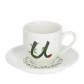 Filiżanka ze spodkiem Solotua 90ml do espresso literka U