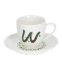 Filiżanka ze spodkiem Solotua 90ml do espresso literka W