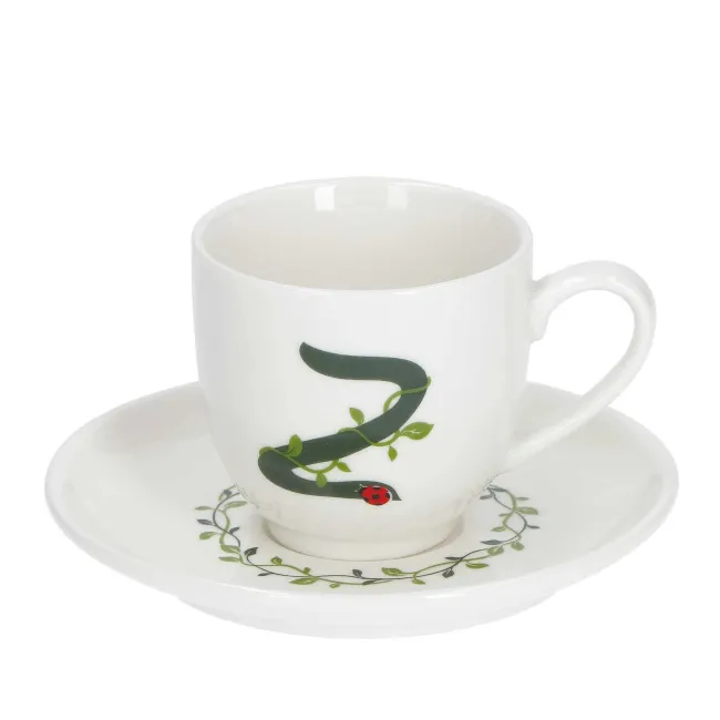 Filiżanka ze spodkiem Solotua 90ml do espresso literka Z
