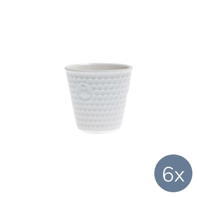 Zestaw 6 kubków Aperigina 75 ml do espresso
