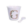 Zestaw Unico filiżanka z łyżeczką do espresso 75ml literka G