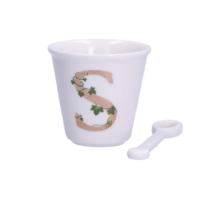 Zestaw Unico filiżanka z łyżeczką do espresso 75ml literka S