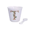 Zestaw Unico filiżanka z łyżeczką do espresso 75ml literka T