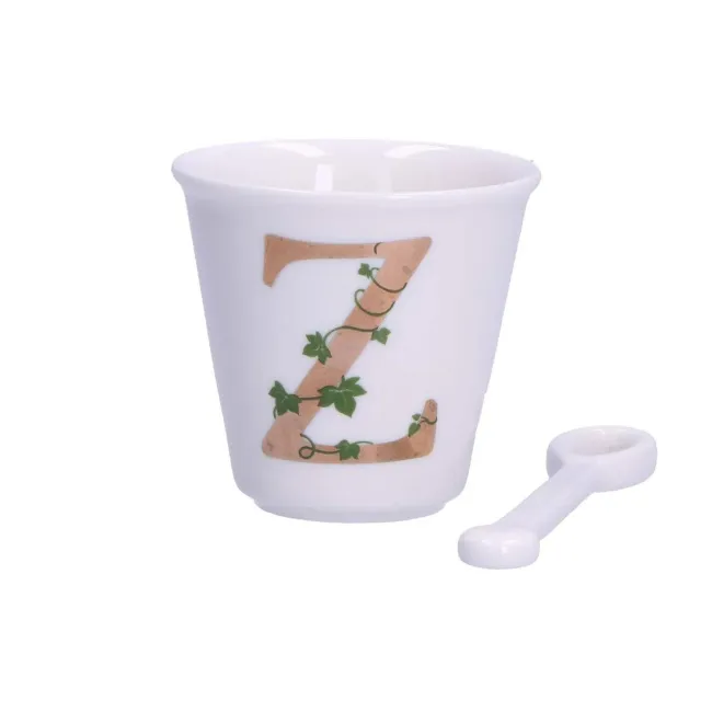 Zestaw Unico filiżanka z łyżeczką do espresso 75ml literka Z
