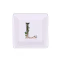 Talerz Adorato 10cm deserowy literka L