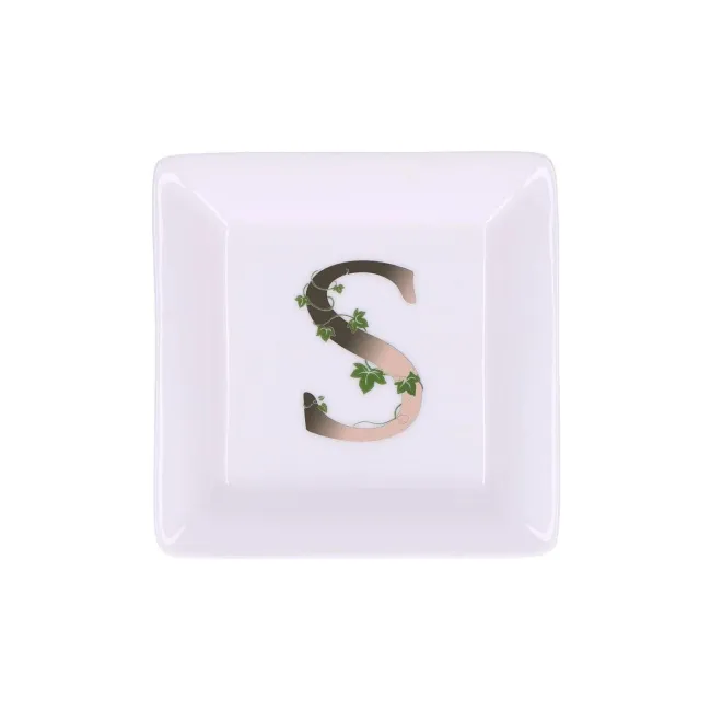Talerz Adorato 10cm deserowy literka S