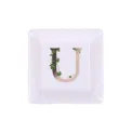 Talerz Adorato 10cm deserowy literka U