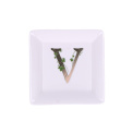 Adorato Dessert Plate 10cm - Letter V