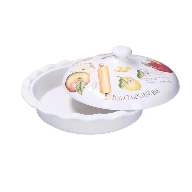 Patera Goloserie 27cm do szarlotki z pokrywką