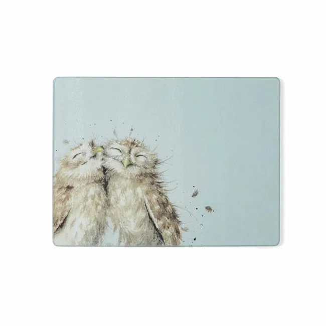 Deska Wrendale Designs szklana 30x40cm owl - 1