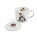 Kubek z podstawką Wrendale Designs 290ml piggy - 1