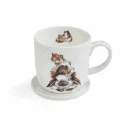 Kubek z podstawką Wrendale Designs 290ml piggy - 6