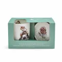 Kubek z podstawką Wrendale Designs 290ml piggy - 2