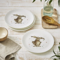 Wrendale Designs Breakfast Plate 21cm Hare - 2