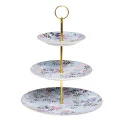 Sara Miller India 3-Tier Etagere 33x27cm Crane - 1