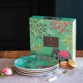 Sara Miller India Dessert Plate 20cm Jade Elephant - 4
