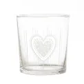 Zestaw 6 szklanek Babila 350ml serce - 2
