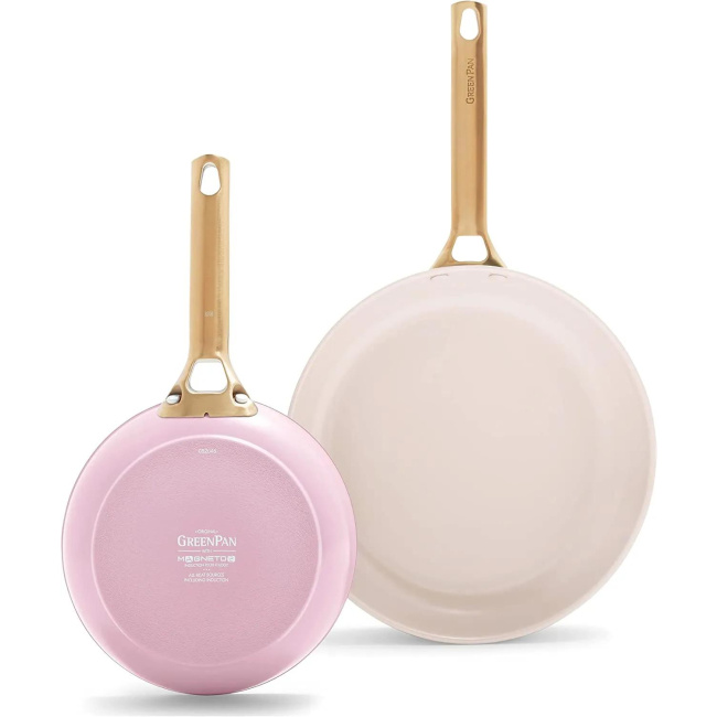 Komplet 2 patelni Padova 20+26cm quartz pink