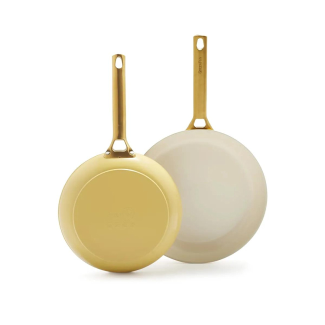Komplet 2 patelni Padova 20+28cm light yellow