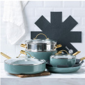 Set of 10 Padova Cookware and Pans sky blue - 2
