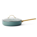 Padova Non-Stick Ceramic Pan with Lid sky blue 28cm 3.6l - 8