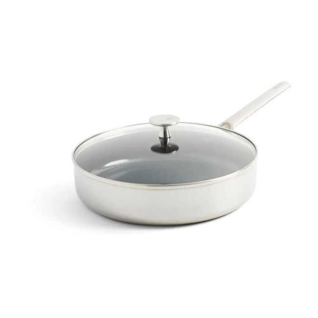Diamond Ceramic Frying Pan with Lid 28cm 3.6l