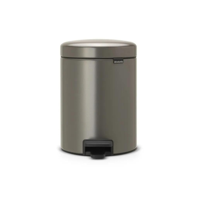 NewIcon Trash Can 5L - Platinum