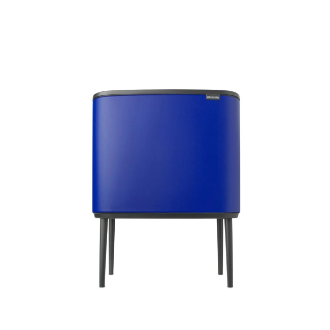 Bo Touch Trash Can 11+23L - Mineral Power Blue