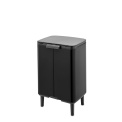 Bo Touch Hi Trash Can 12L - Matt Black - 14