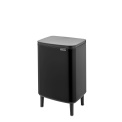 Bo Touch Hi Trash Can 12L - Matt Black - 12