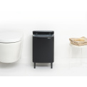 Bo Touch Hi Trash Can 12L - Matt Black - 2