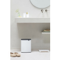 Bo Touch Hi Trash Can 12L - White - 8